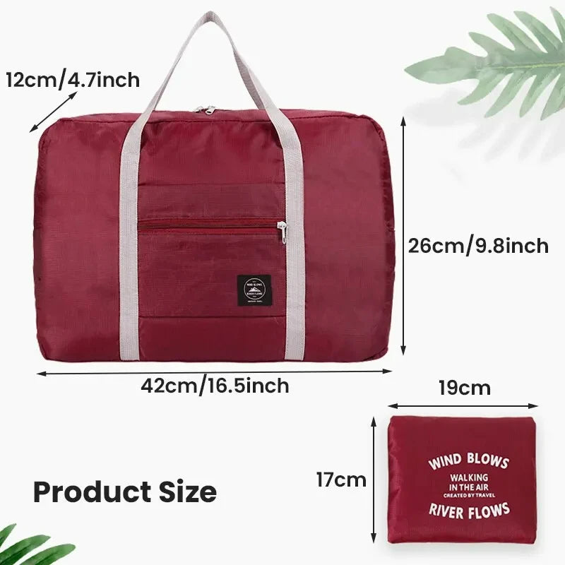 Foldable Carry-On Travel Duffel Bag