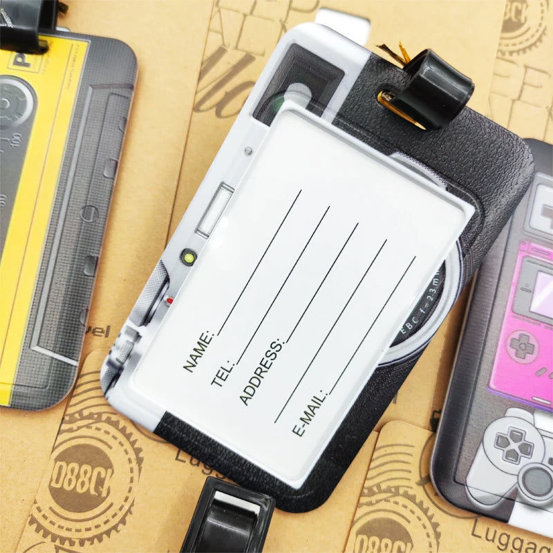 Tape Camera Luggage Tag