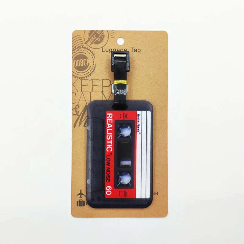 Tape Camera Luggage Tag