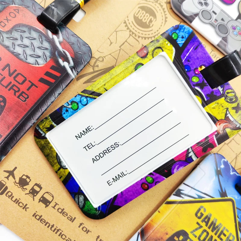 Tape Camera Luggage Tag