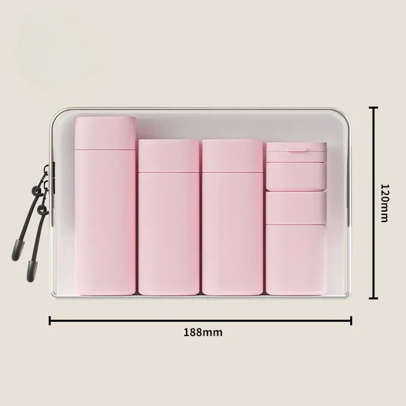 5-Piece Soft-Touch Travel Bottle Set