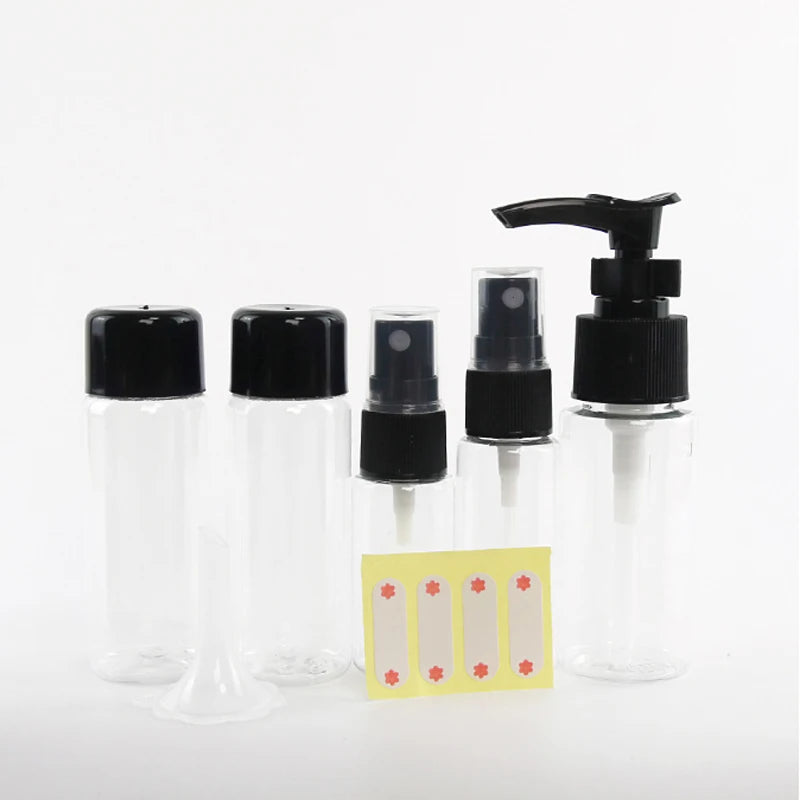 Compact Travel Bottle Set for Liquids