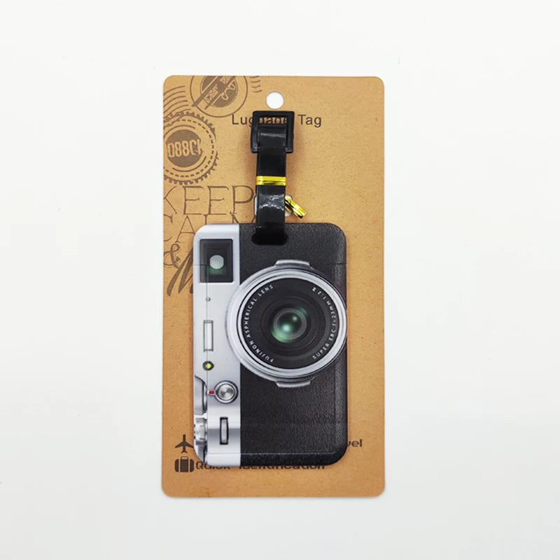 Tape Camera Luggage Tag
