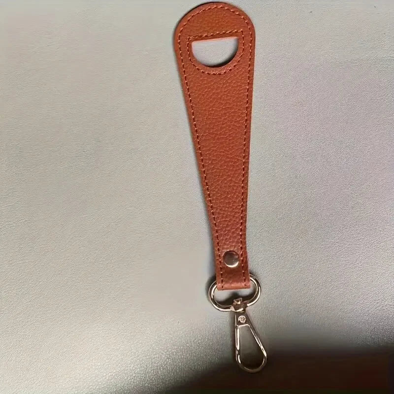 Leather Hands-Free Travel Hat Clip