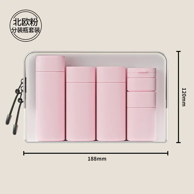5-Piece Soft-Touch Travel Bottle Set