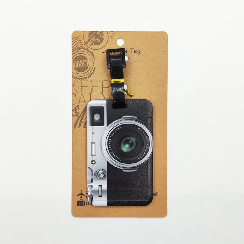 Tape Camera Luggage Tag