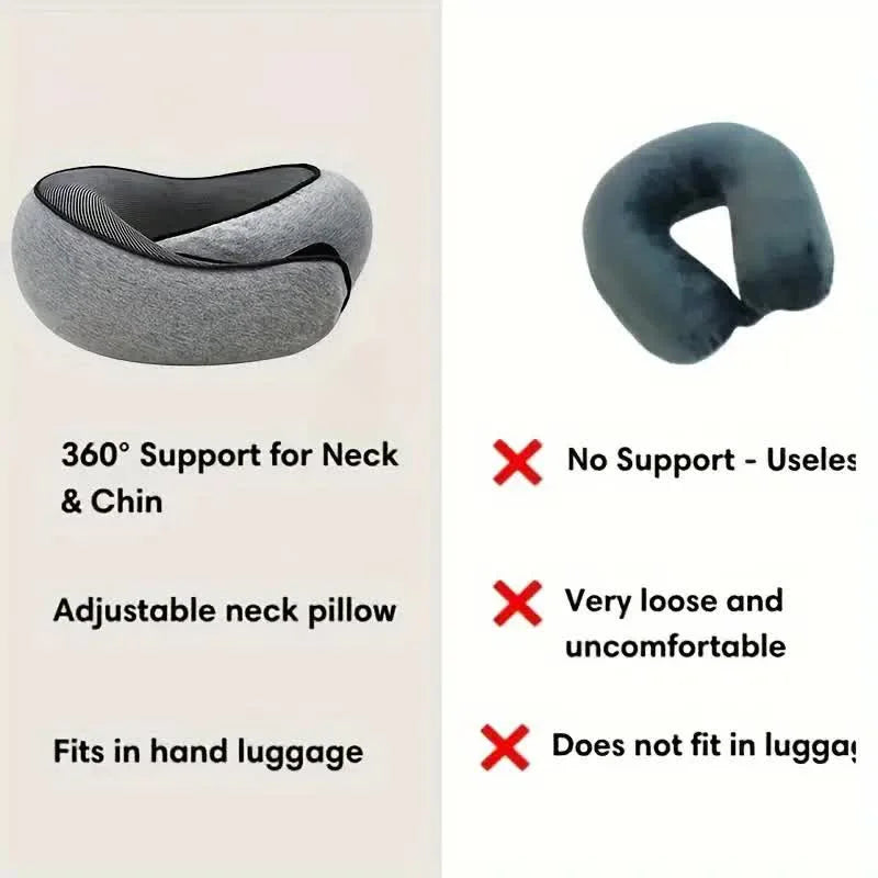 Memory Foam U-Shaped Travel Neck Pillow