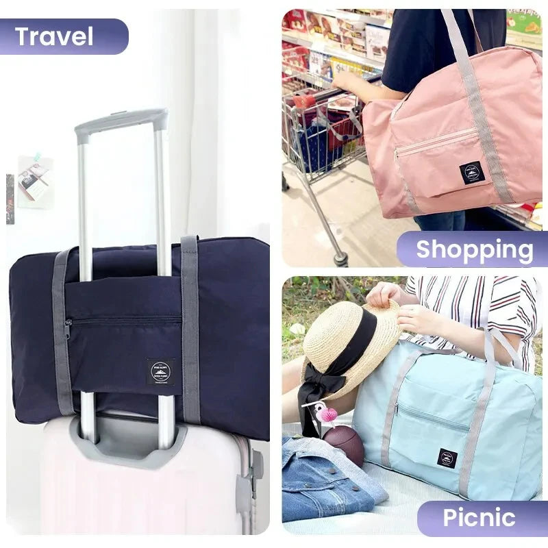 Foldable Carry-On Travel Duffel Bag