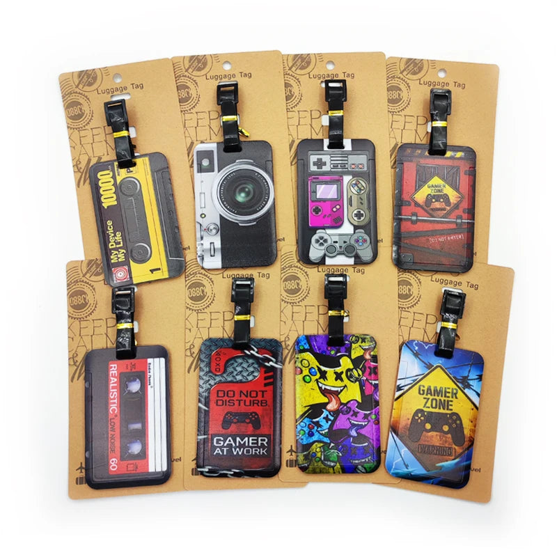 Tape Camera Luggage Tag