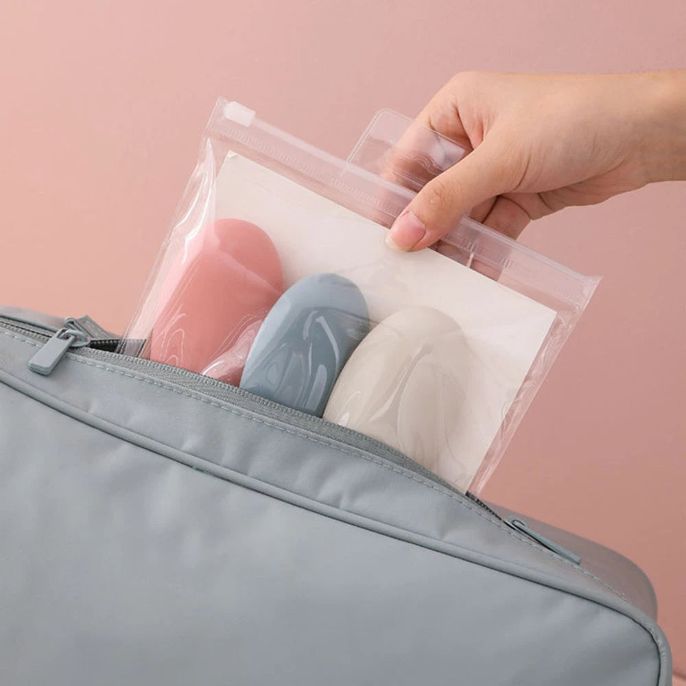 Travel Essential: 3-Pack Leak-Proof Silicone Bottles