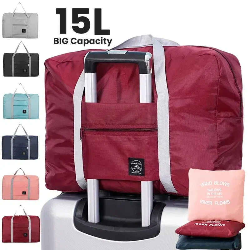 Foldable Carry-On Travel Duffel Bag