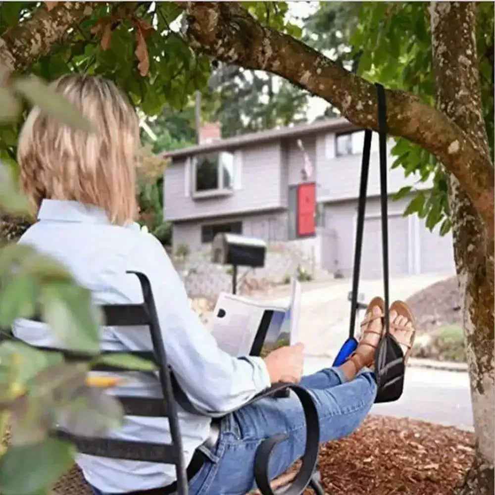 Portable Hanging Footrest with Adjustable Straps