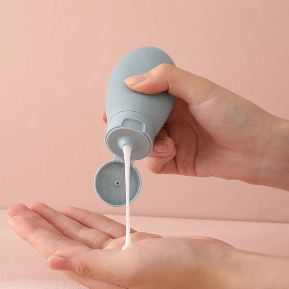 Travel Essential: 3-Pack Leak-Proof Silicone Bottles