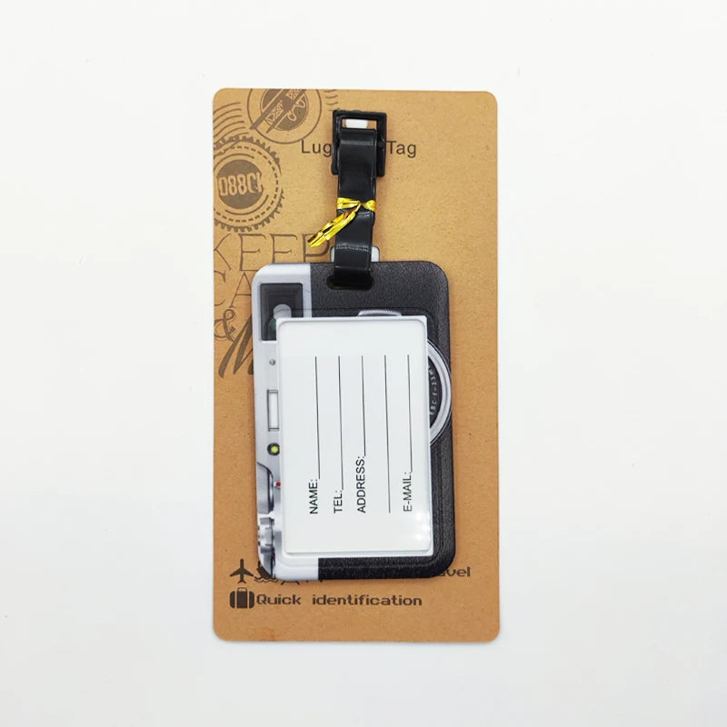 Tape Camera Luggage Tag