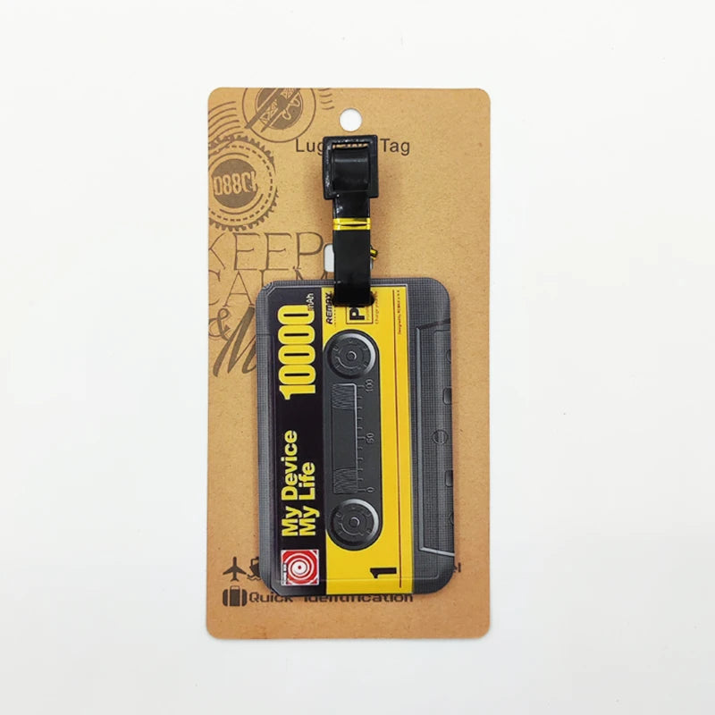 Tape Camera Luggage Tag