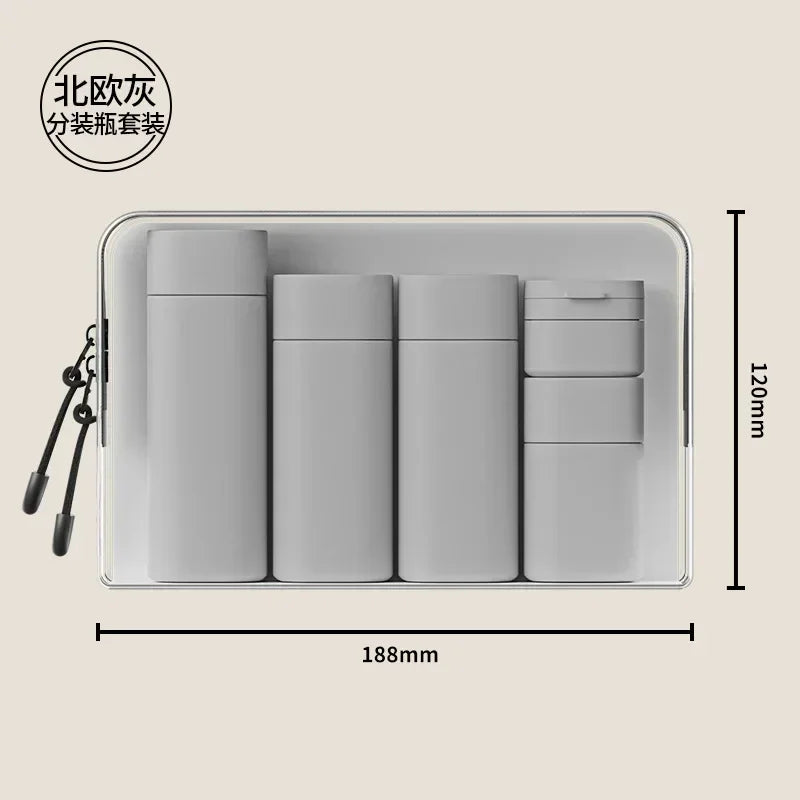 5-Piece Soft-Touch Travel Bottle Set