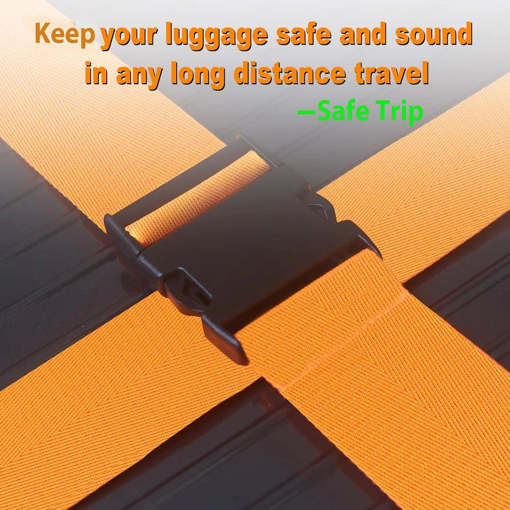 Adjustable Heavy-Duty Luggage Straps (Set of 2)