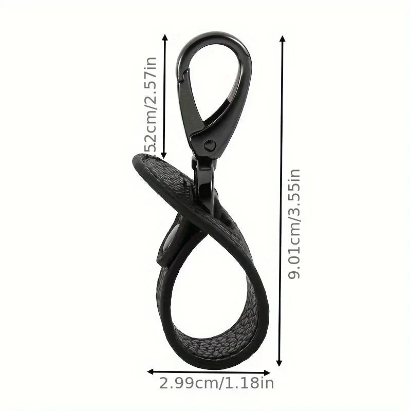 Leather Hands-Free Travel Hat Clip